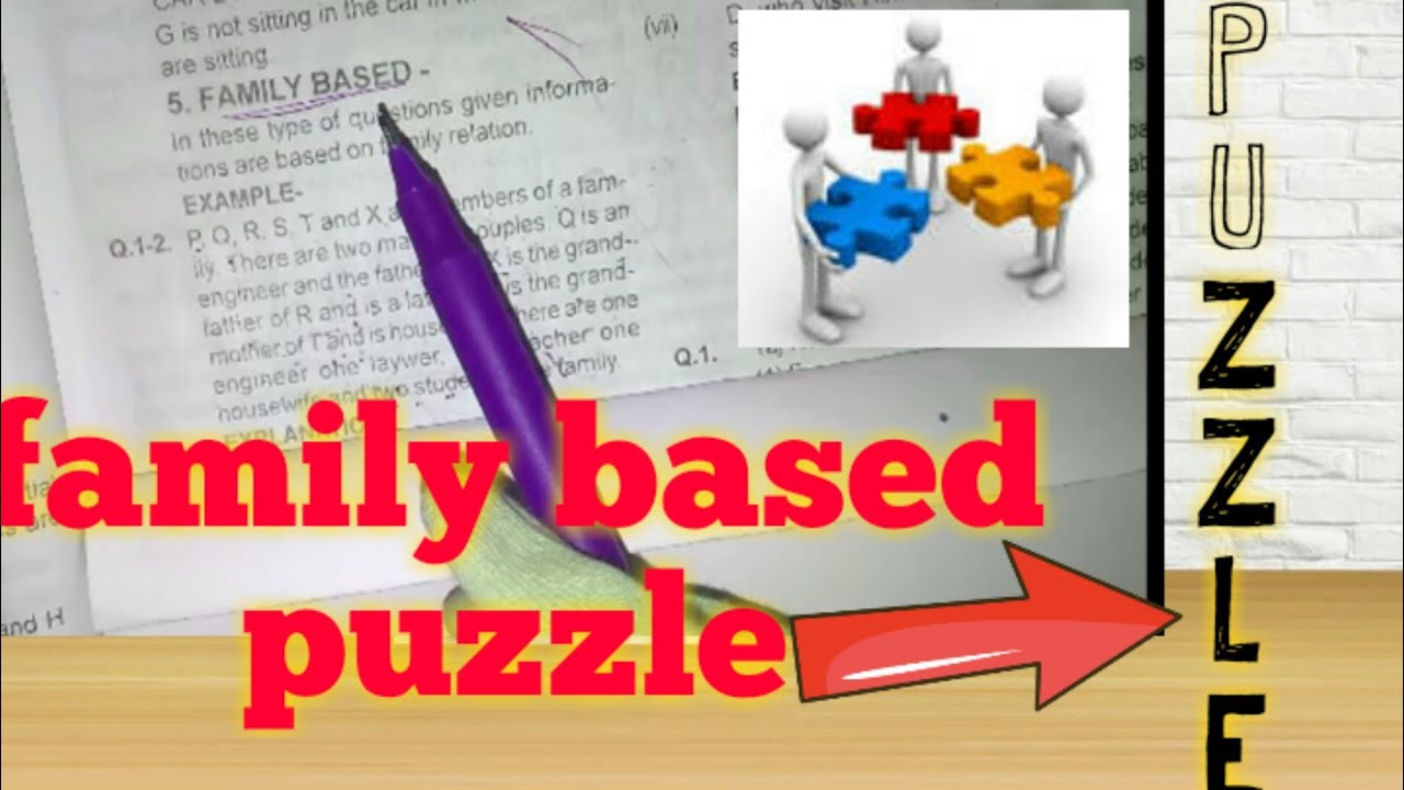 Puzzle | family based puzzle | pre level | sbi,ibps etc for all bank exam |पजल | फैमिली based.