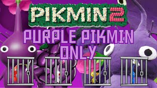 Beating Pikmin 2 with (mostly) ONLY Purple pikmin!