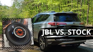 RAV4 Dash Speaker Replacement SOUND TEST, INSTALL, JBL CLUB 3020  2013 2014 2015 2016 2017 2018