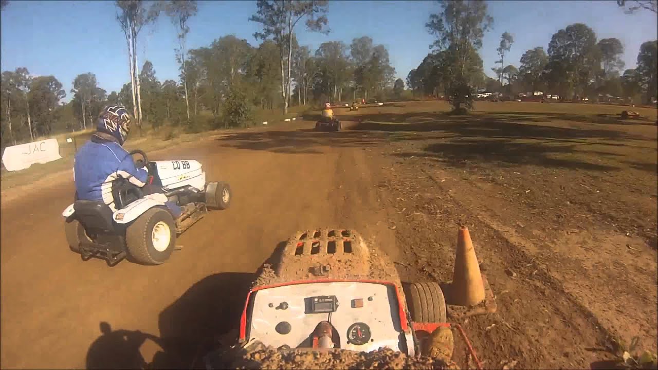 Maryborough Mower Racing All In Race YouTube