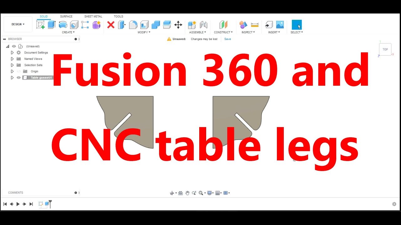 We use fusion 360 and CNC Plasma to make custom table legs - YouTube