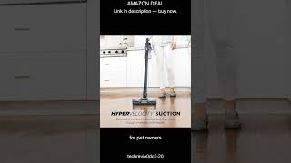 Shark Cordless Pet Vacuum with LED Lights Removable Handheld Tool and 40 Minute Runtime