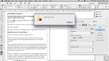 036  Indesign CS6 0505 GREP For Designers