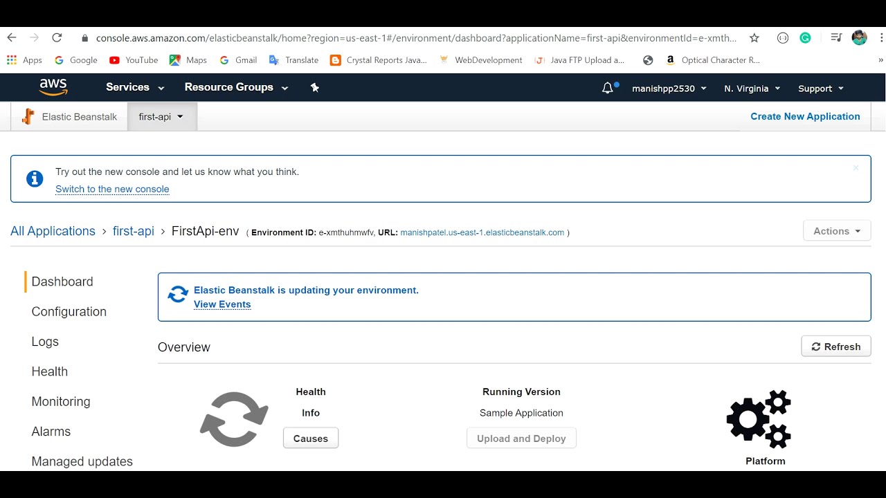 How to terminate AWS Beanstalk Environment YouTube