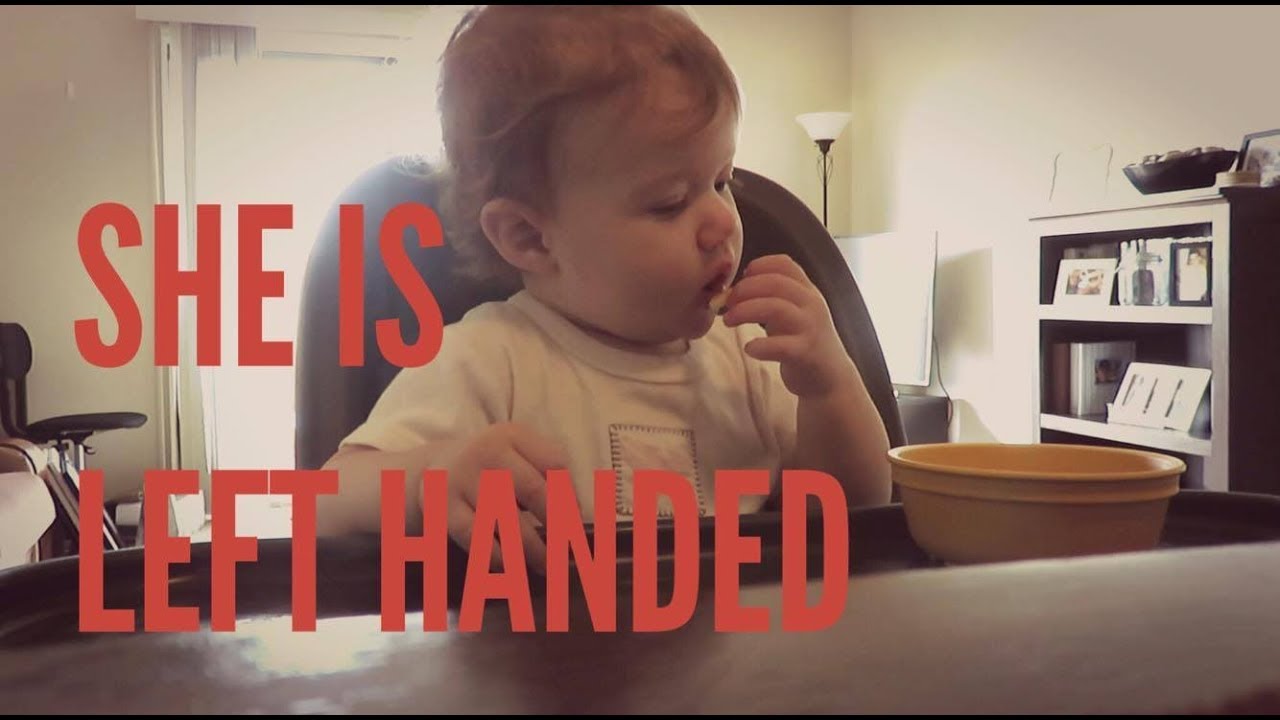 LEFT HANDED BABY! YouTube