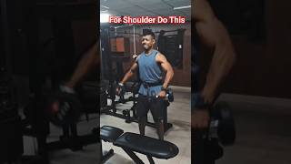 Shoulder exercise at gym#shorts #gym #motivation #viralvideo #sports #tending