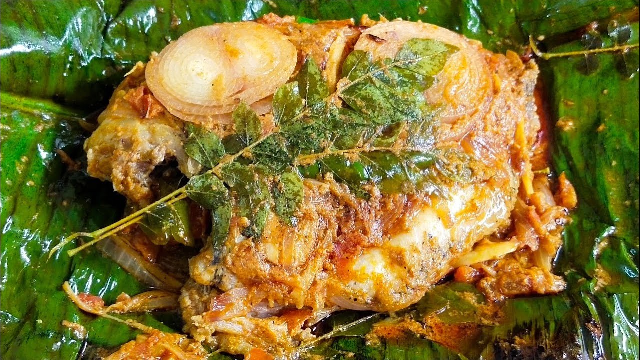 ക്ലാസിക്കല്‍ കരിമീന്‍ പൊള്ളിച്ചത് 😊👌😊...(Karimeen pollichathu)