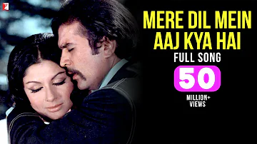 Mere Dil Mein Aaj Kya Hai | Full Song | Daag | Rajesh Khanna, Sharmila Tagore | Kishore Kumar