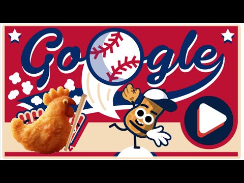 Baseball Google Doodle Game (4th of July)