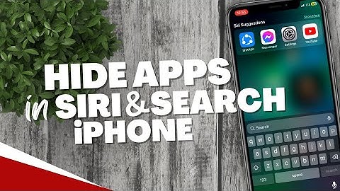 How to hide apps from Siri suggestions and search result on iPhone 2023