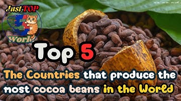 Top 5 Countries that produce the most cocoa beans in the world | Just Top 5 World