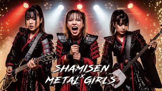 Download Lagu Shamisen X Metal Girls | Neo-Japanese Folk Metal Sakura Rage Anthem【和楽器METAL】 MP3