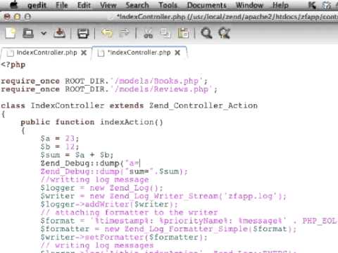 The Zend Framework Zend Debug Component
