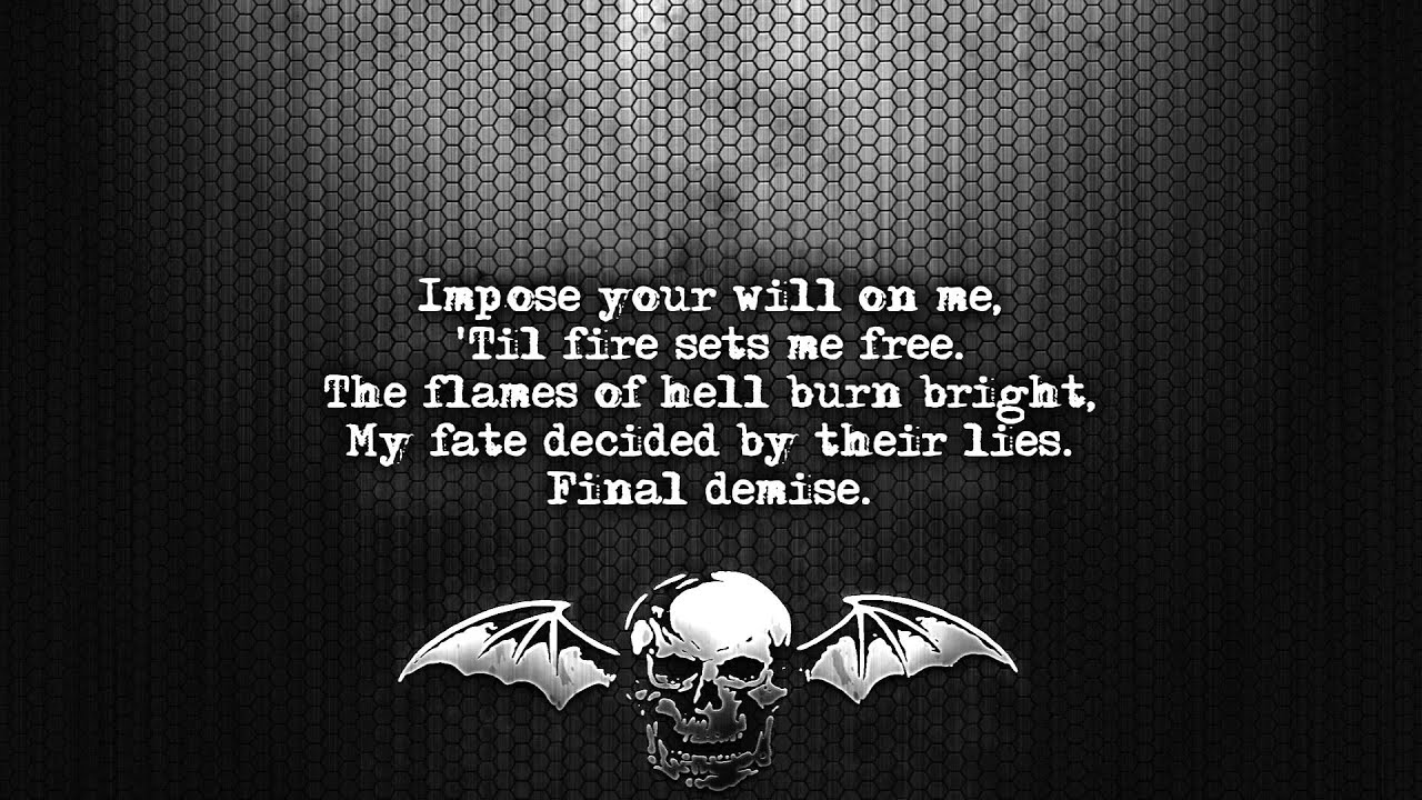 Avenged Sevenfold - Heretic [Lyrics on screen] [Full HD]
