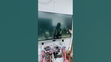 Split screen, double efficiency. Write, think, and create#SmartBoard #InteractiveFlatPanel