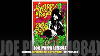 Joe Perry, guitarist, Aerosmith, 1984 INTERVIEW