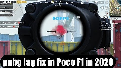 Pubg lag fix in Poco F1 in 2020 | Pubg lag fix in Poco F1 after Android 10 update