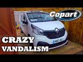 I bought a vandalised van. COPART UK renault trafic