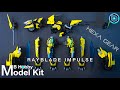 HEXA GEAR Rayblade Impulse Spray Painted | Speed Build | Model Kit