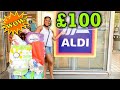 Shocking ALDI GROCERY HAUL UK | First time Shopping on £100 MONTHLY BUDGET!