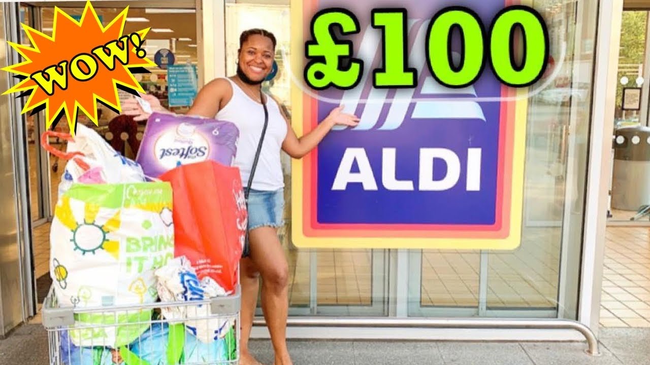 Shocking ALDI GROCERY HAUL UK | First time Shopping on £100 MONTHLY BUDGET!
