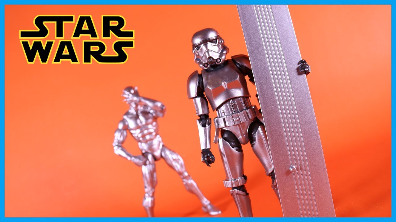 Star Wars The Black Series CARBONIZED STORMTROOPER Action Figure Review