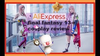 Cosplay Review Lightning Serah Farron Aliexpress - Hellscuteexecuter