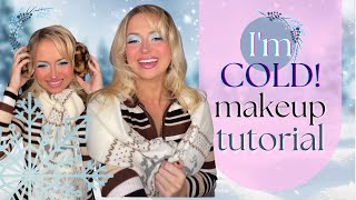 I’M COLD!!! 60 Second makeup tutorial x y2k vibes