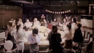 stan twitter:girls dancing around a table edit