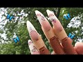 French Butterfly 🦋 nails | Builder Gel and Polygel Nails