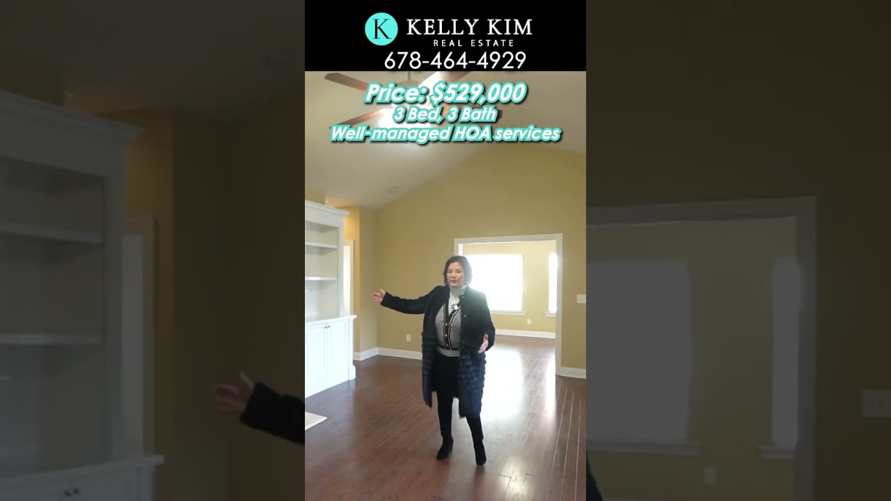 [애틀랜타 명품 부동산] 미국 조지아주 둘루스, 은퇴하고 사시기에 너무 좋은 사이즈와 로케이션. 가격도 너무 착한 렌치하우스!  #켈리킴부동산