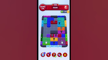 Color Block Jam Level 174 easiest solution #dance #folksong #gaming  #pubg #colorblockjam