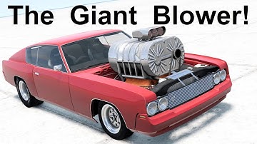 Train Blower On A Muscle Car! BeamNG. Drive