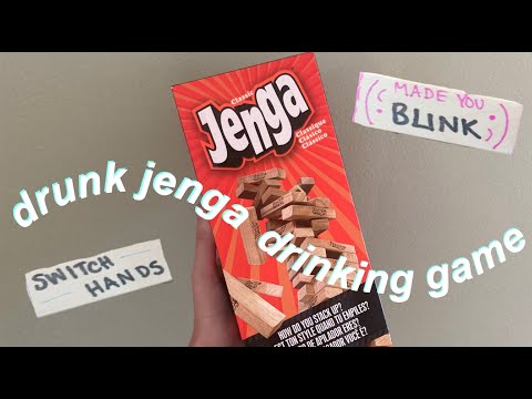 DIY DRUNK JENGA | DRUNK JENGA TILE IDEAS | ULTIMATE PARTY GAME GIFT IDEA