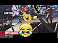 Artist fell of stage during performance funny
