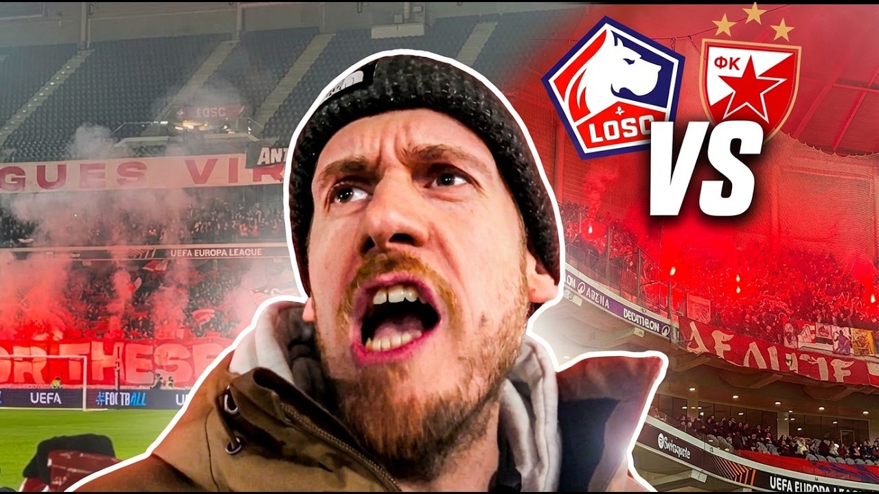 LOSC 0-1 Étoile Rouge : Ferveur serbe 🇷🇸 et frustration lilloise (Europa League)