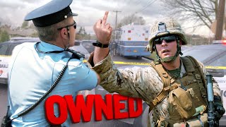 When Idiot Cops Get Destroyed By Military Veterans
