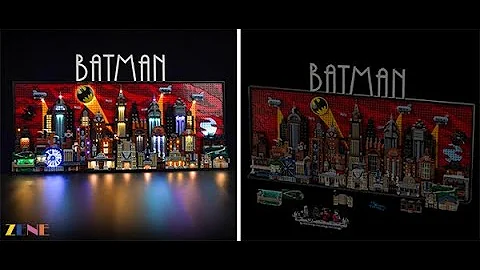 Light Kit for LEGO Batman Gotham City #76271 Animated Series #lego  #legofan #legobatman #batman