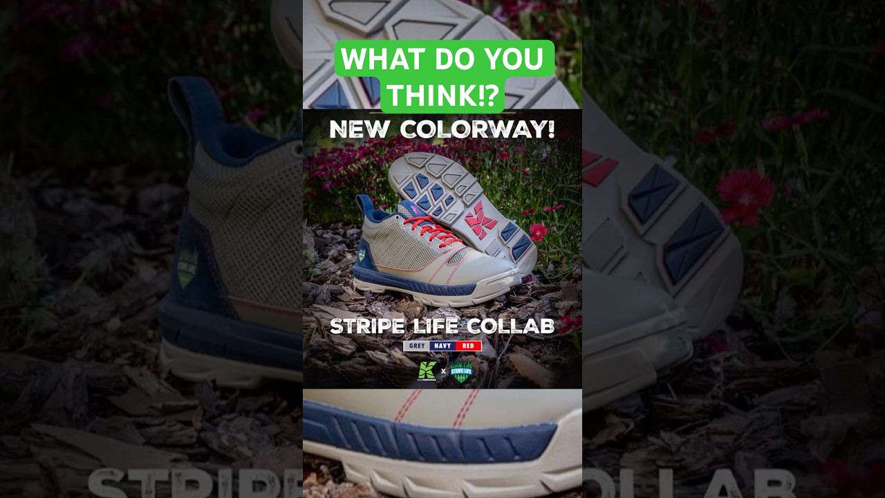 New Yard Shoes are out! Grey, navy blue, and red! 