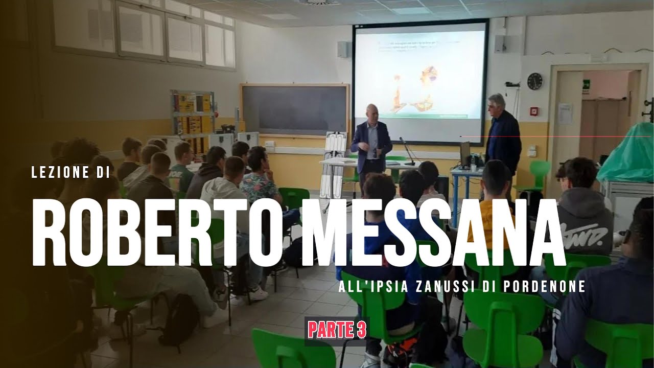 parte3: Roberto Messana tiene una lezione all'istituto IPSIA Zanussi di Pordenone 