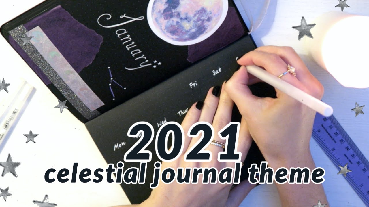2021 bujo setup + january reading journal with me ☾