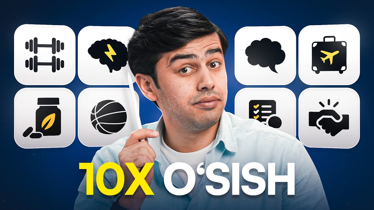 Meni 10x o'stirgan 7 odat (Sizga ham aniq foydali bo'ladi)