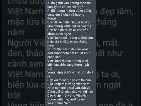 Một Vòng Việt Nam – Quanh cover (Lyrics) 2023 Mới