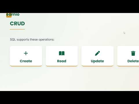 Learnio - Getting Started with SQL