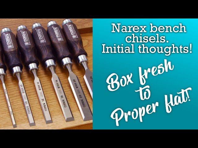 Narex 8105 Bevel Edged Chisel Set of 17