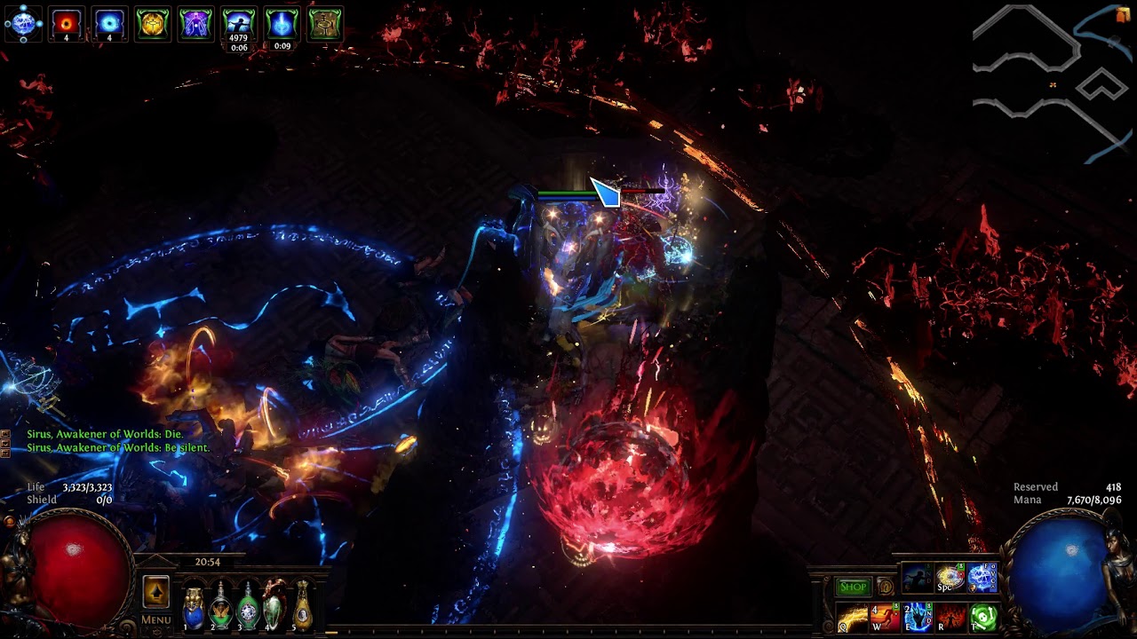 [POE 3.13] Storm Brand Hierophant VS Sirus A9