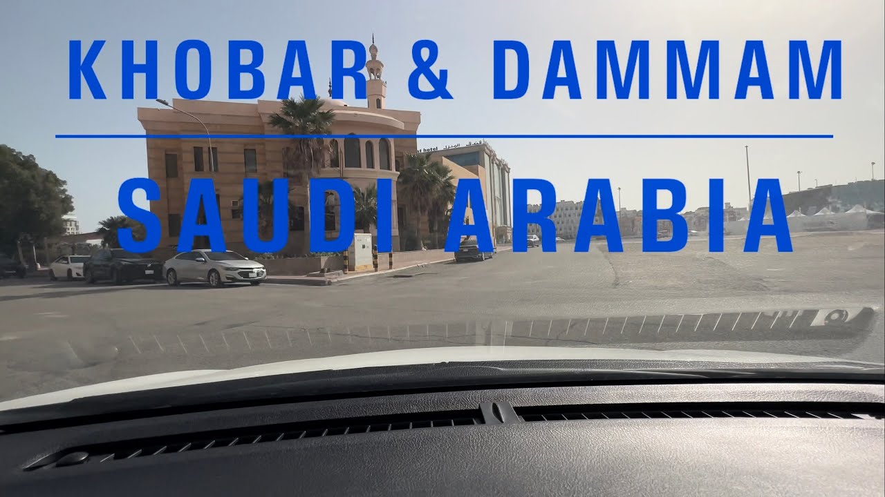 Driving around Random Roads in Khobar-Dammam | Saudi Arabia