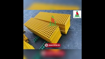 Tấm sàn grating composite FRP  #xaydung #congtrinh #naphoga #vatlieuxaydung #cauduongbtn #composite