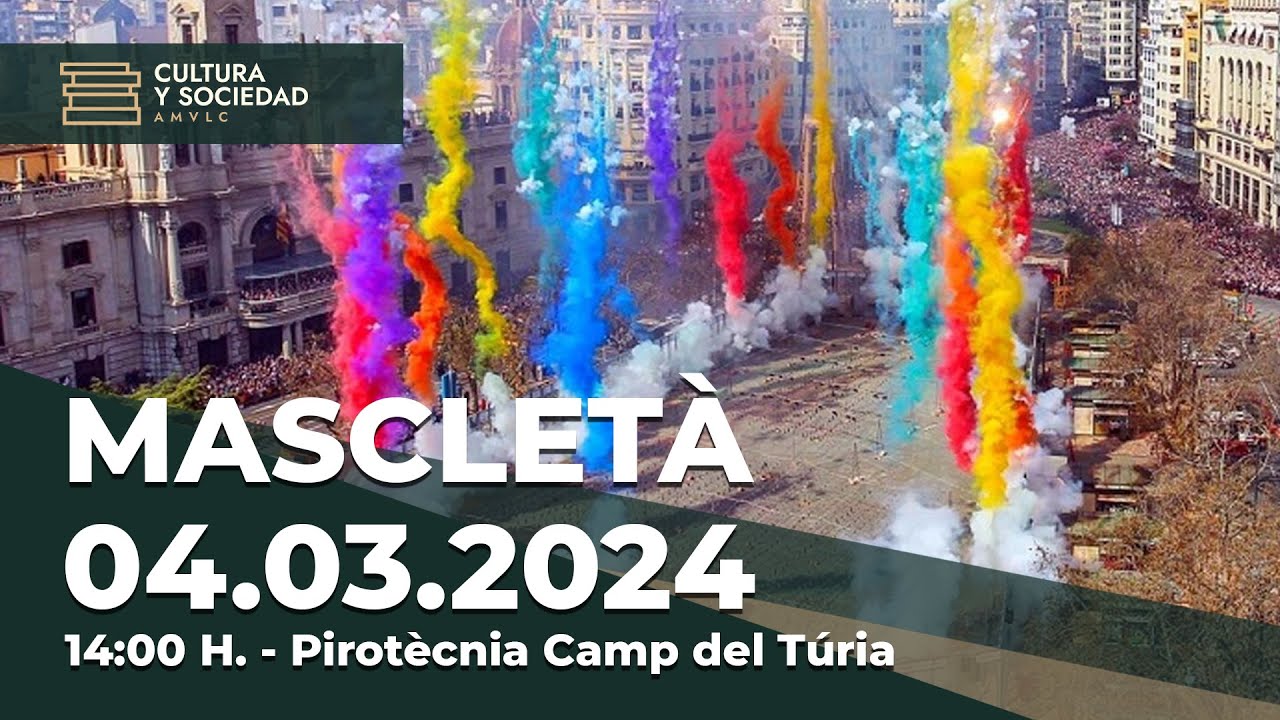 Mascletà 4 de Marzo: Pirotecnia Camp de Turia | Fallas 2024 | Retransmisión en directo