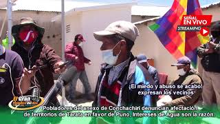 PUNO ABSORVE ANEXOS DE TACNA CON EL FIN DE TENER DERECHOS SOBRE EL AGUA